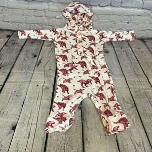 Kate Quinn Bamboo Dinosaur Pattern Romper